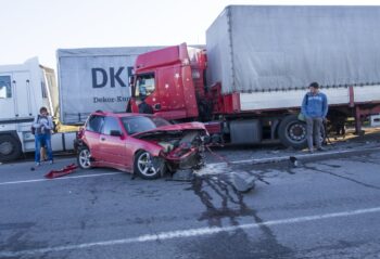 photo of truck accident