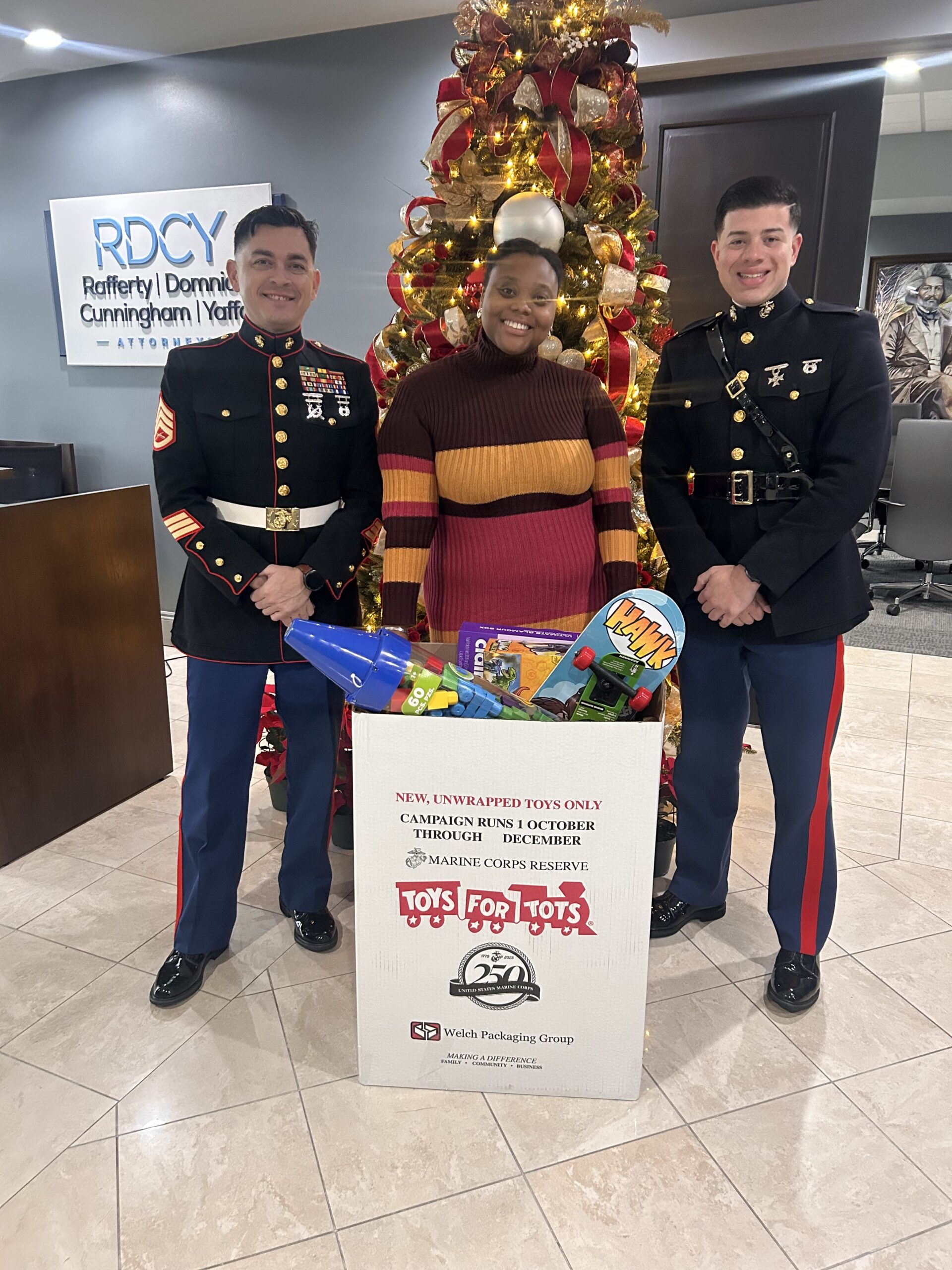 Toys for tots holiday toy drive